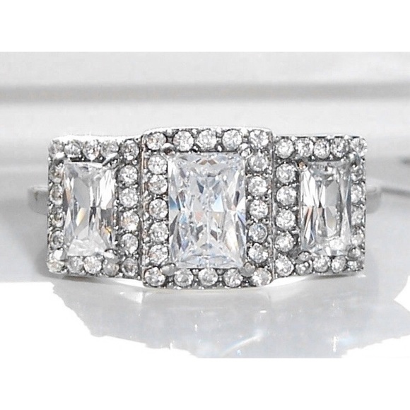 STAINLESS STEEL AAA GRADE CZ Ring - Picture 2 of 14